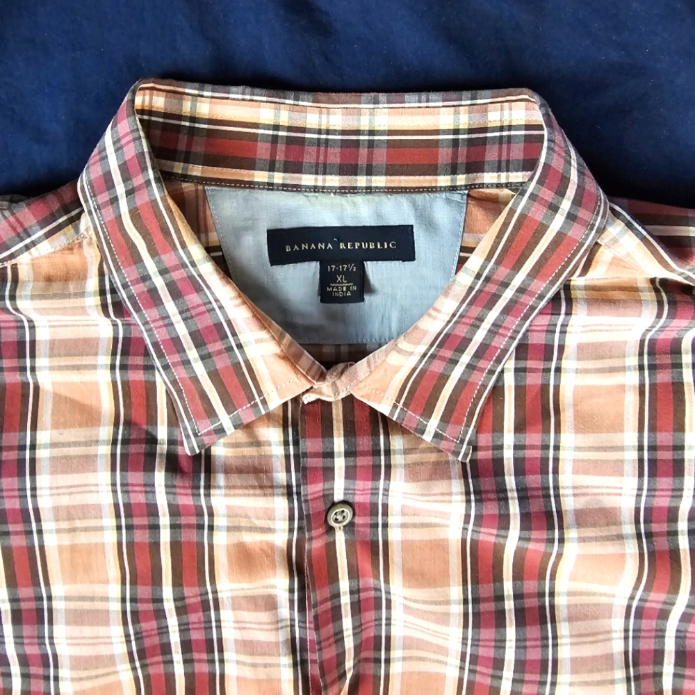 Banana Republic Men's XL 17-17 1/2 Dress Shirt